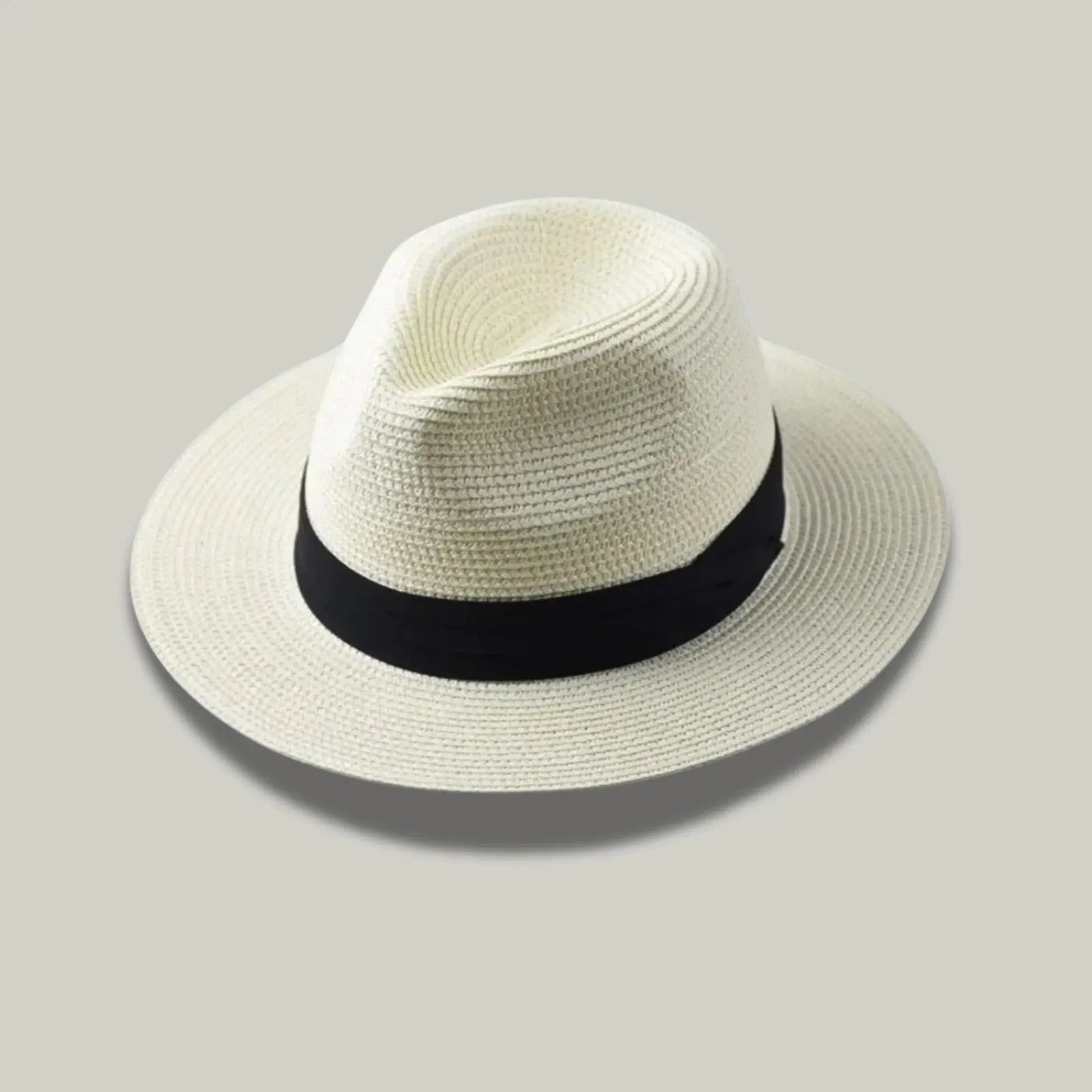 Chapeau Panama Paille Blanc – Style Estival Homme Maison Shelby