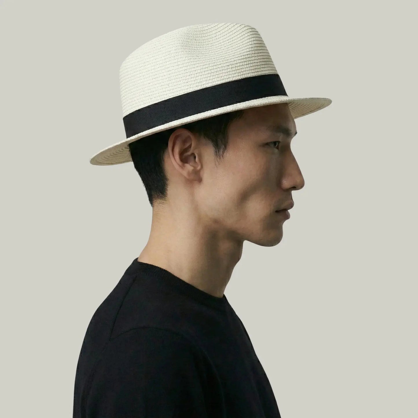 Chapeau Panama Paille Blanc – Style Estival Homme Maison Shelby