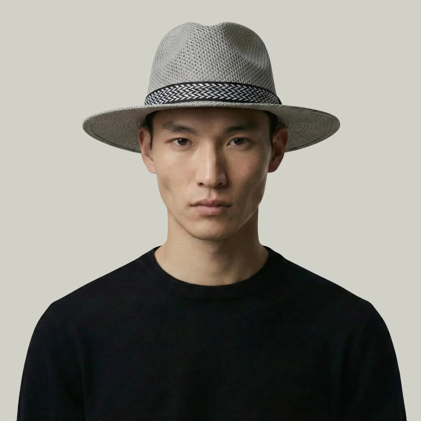 Chapeau Panama Paille Gris – Style Estival Homme & Femme Maison Shelby